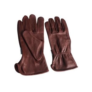 BAREBONES Leather Gloves Brown Size S/M outdoor winter motorcycle casual fashion